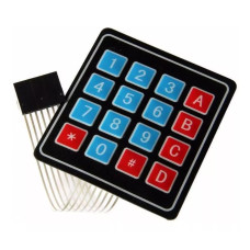 Sealed Membrane 4X4 Button Pad