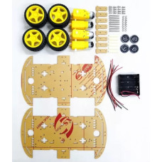 Kit Carrito 4 Llantas Arduino 